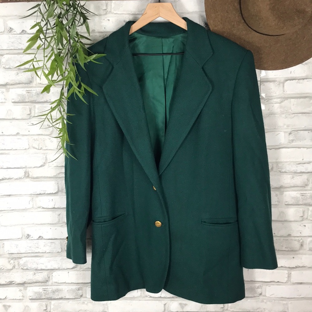 Lacoste Emerald Green Blazer size 10